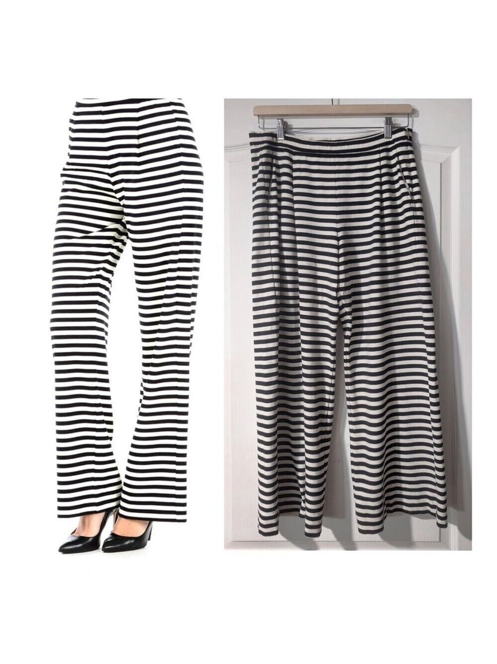 Maxmara | Vito Striped Wide-Leg Jersey Trousers